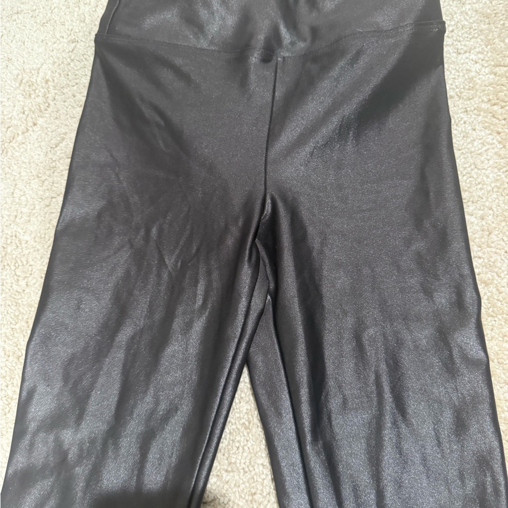 Koral Black Shiny Leggings